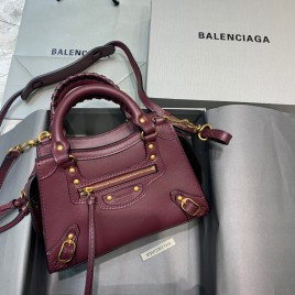 BALENCIAGA 발렌시아가 나노 클레식 미니 탑 핸들 백