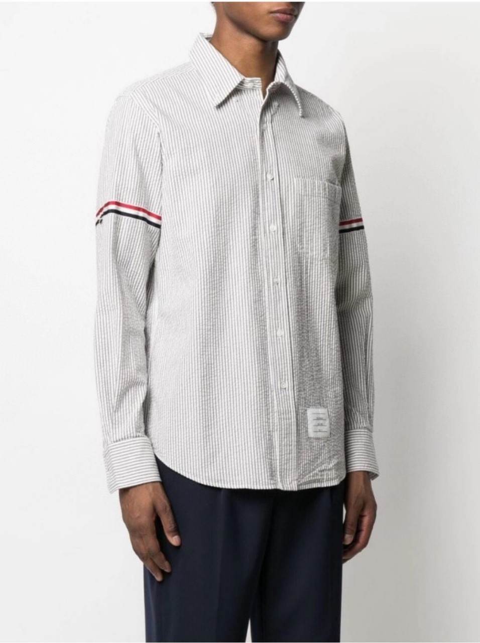 세일~ 톰브라운 세로 스트라이프 긴소매 셔츠 MWL301A00572