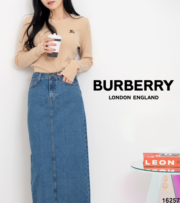 버버리 우먼 포스트 라운드니트