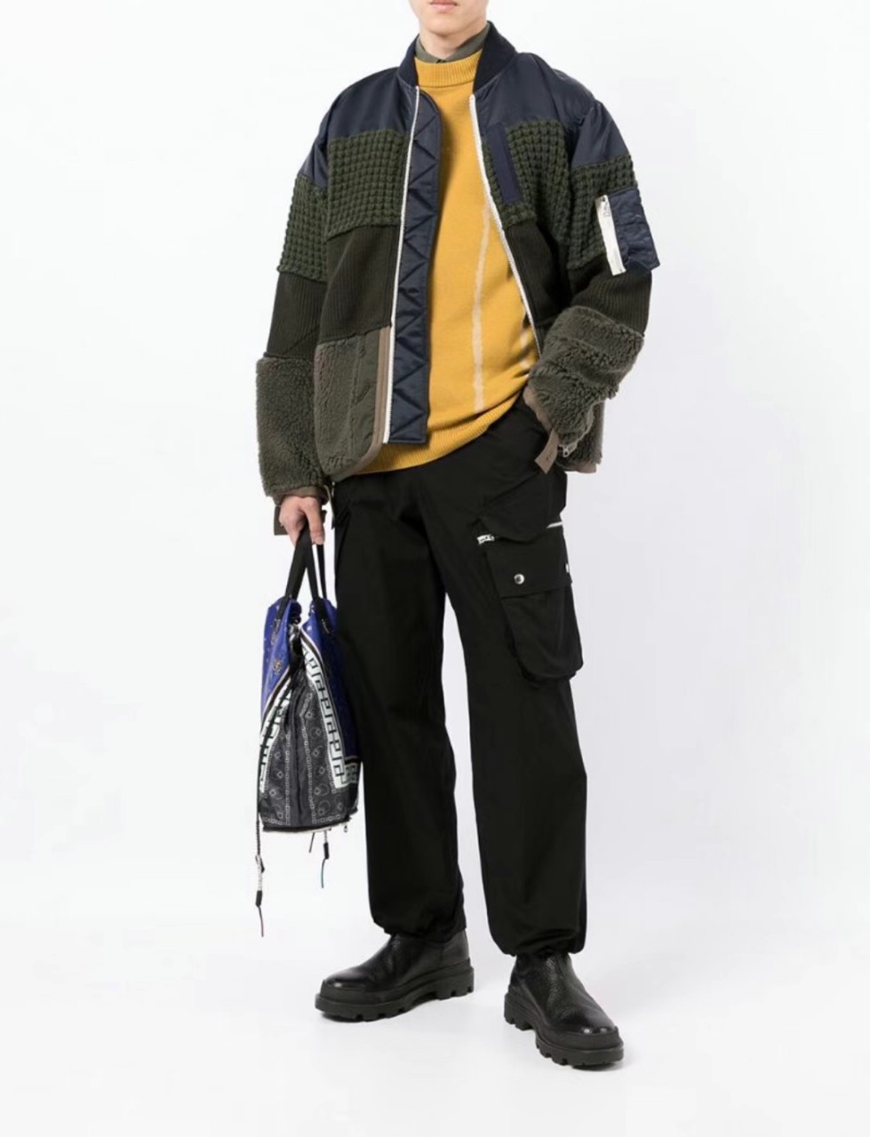 22ss 사카이 하이 스트리트 팬츠 2종 고급형