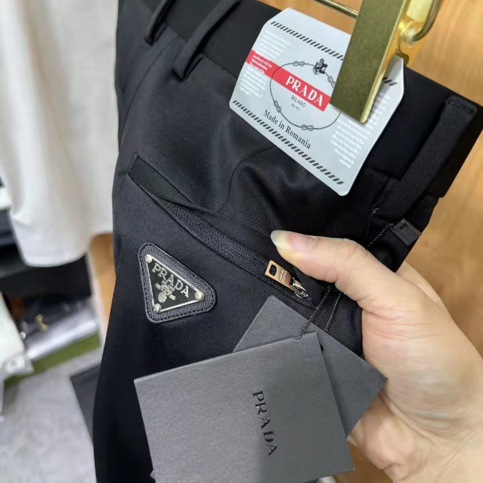 프라다 2022SS 로고 스판 면실크 팬츠 2종 (고퀄리티)
