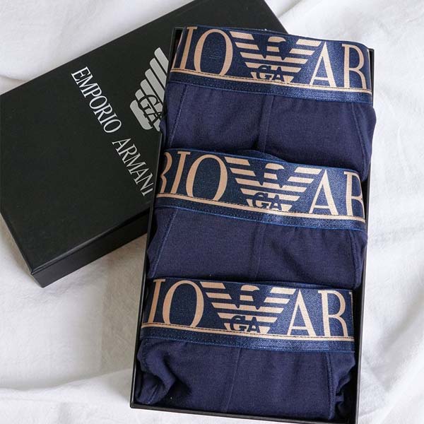 엠포리오 아르마니 로고 ASV 브리프 3종 세트