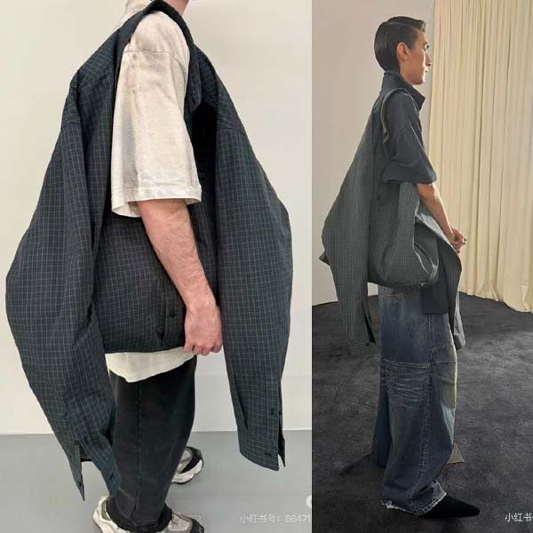 25년 발렌시아가 컬렉션 셔츠+백  0319