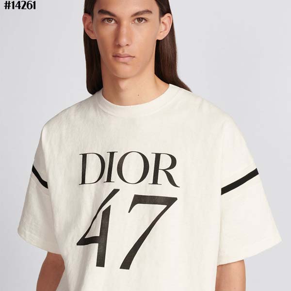 24년 디올 시그니처 오버핏 면 티셔츠