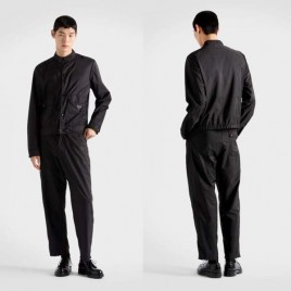 프라다 리나일론 포켓 로고 경량 재킷