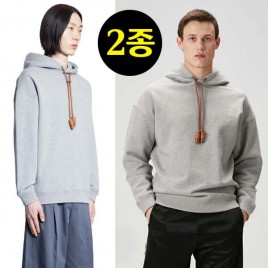 로에베 로고 후드 가죽끈 맨투맨 2종 색상추가 0624