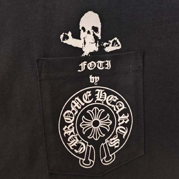 25년 크롬하츠 로고 라운드 반팔티셔츠 3종 0703