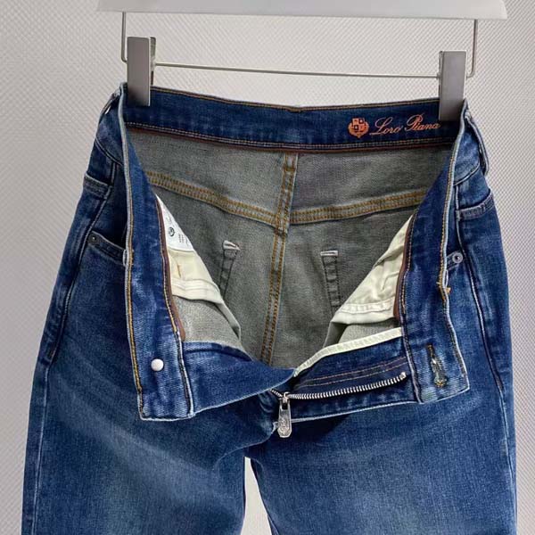 25년 로로피아나 로고 데님 팬츠 0728