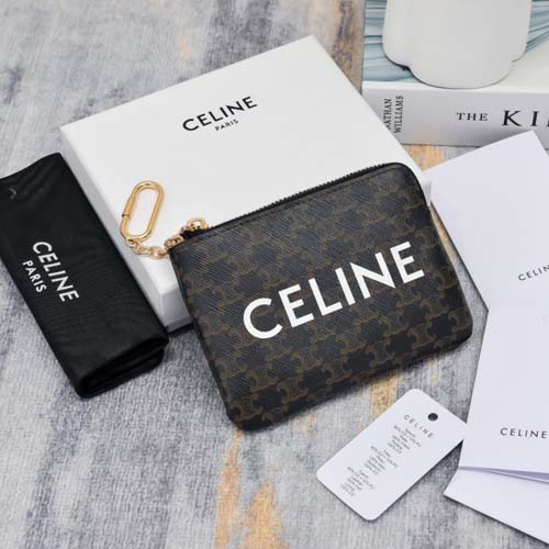 셀린느 트리옹프 동전 & 카드 파우치