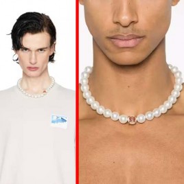 25년 카사블랑카 커플 진주 목걸이 0818