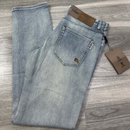 버버리 백포켓 자수로고 데님진 (빅사이즈)