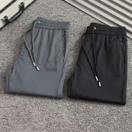 프라다 백포켓 로고 밴딩팬츠 2종 (빅사이즈)