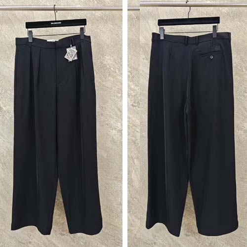 25년 로에베 자수로고 블랙 팬츠 0830