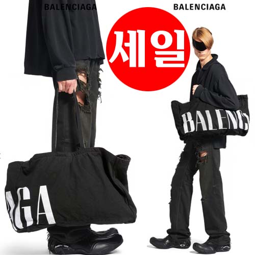 2025년 발렌시아가 로고 레더 토트백 2종 0902