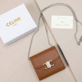 셀린느 스몰 트리옹프 지갑 체인 스트랩 세트 신상