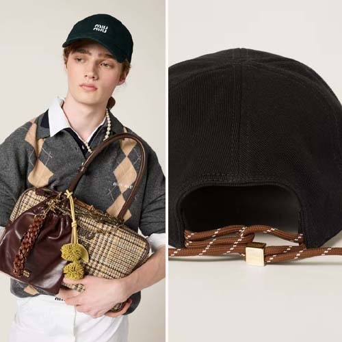 25년 미우미우 베이스볼 캡 토바코 4종