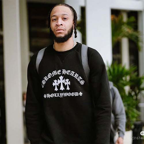 크롬하츠 세메터리 헐리우드 워싱 쭈리 맨투맨