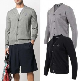 로에베 아나그램 자수 울 가디건