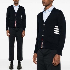 톰브라운 인타르시아 4바 V넥 가디건 2종