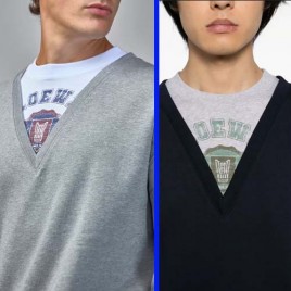 25년 로에베 로고 더블 레이어 롱슬리브 2종 0922