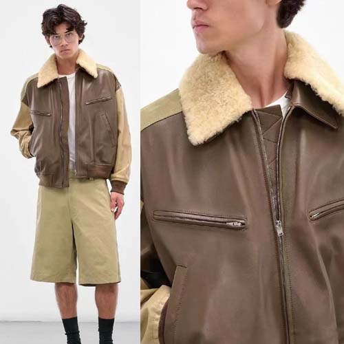 25년 보테가베네타 레더 나파 블루종 0924