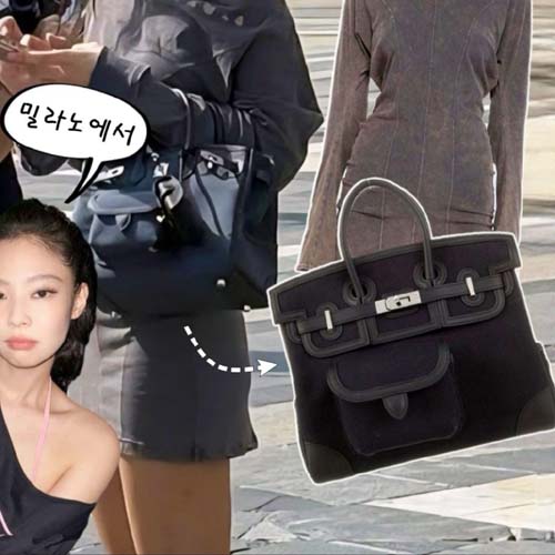 에르메스 레더 카고 버킨백 2종