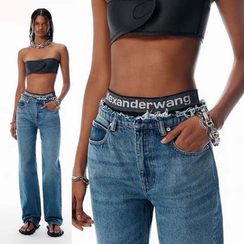 25년 알렉산더왕 인디고 Pre Styled Ez 데님팬츠