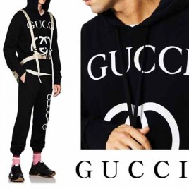 구찌 빅로고 커플 후드 맨투맨