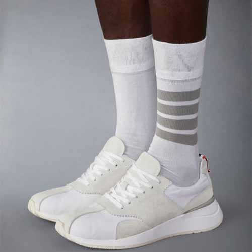 25년 톰브라운 나일론 스프린터 레더 스니커즈