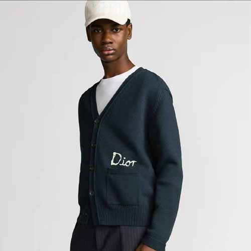 디올 로고 힐튼 넬 자수 가디건 2종