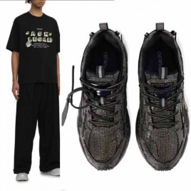 25년 오프화이트 비즈공예 BE 라이트 레더 스니커즈 2종 1102