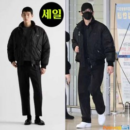 25년 프라다 로고 리나일론 다운재킷 1103