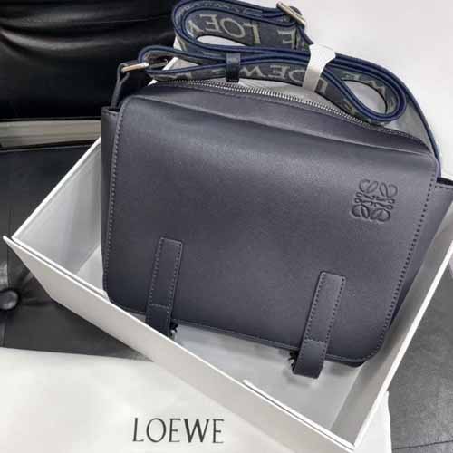 로에베 로고 퍼즐 레더 크로스백