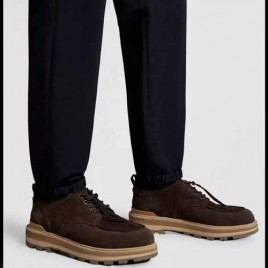 25년 몽클레어 Peka City Suede Derby 스니커즈 레더 6종 1107