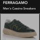 25년 페레가모 로고 Cassina 레더 스니커즈 6종 1109