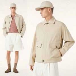 25년 로로피아나 베이지 클래식 남성 점퍼