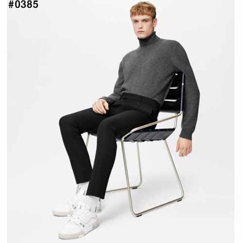 루이비통 LV 트레이너 화이트 레더 스니커즈