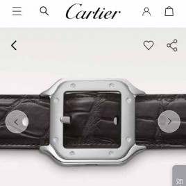 25년 까르띠에 산토스 드 탱크 레더 벨트 5종 1116