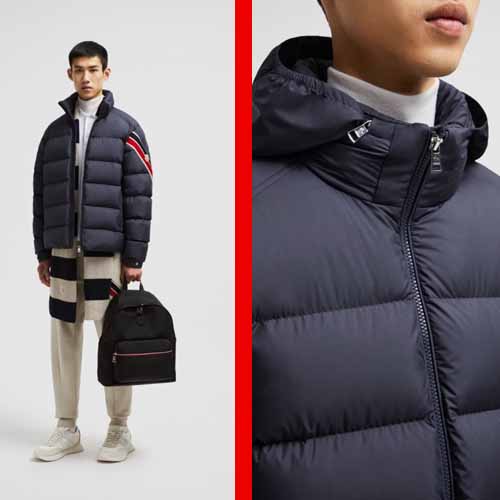 몽클레어 솔라얀 블랙 2선 구스다운 패딩