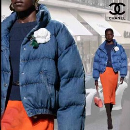 샤넬 데님 다운 여성 패딩 1126
