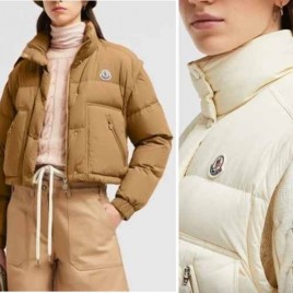 몽클레르 로고 여성 쇼트 다운점퍼 2종