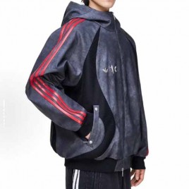 25년 아디다스 x 떠그클럽 레더 후디재킷 1207