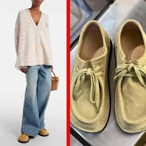 25년 로에베 FARO 레더 스웨이드 브로그 슈즈 4종 1208