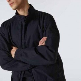 25년 스톤아일랜드 고스트 컴퍼스 코튼 블랙 봄버 1214