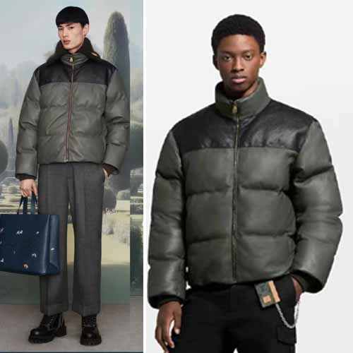 루이비통 레더 가죽 다운 점퍼 1218