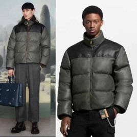 루이비통 레더 가죽 다운 점퍼 1218