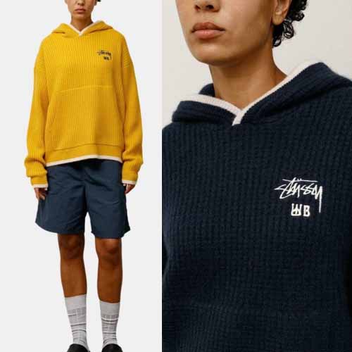 25ss 스투시 x 웨일즈 보너 캐시미어 후디 2종