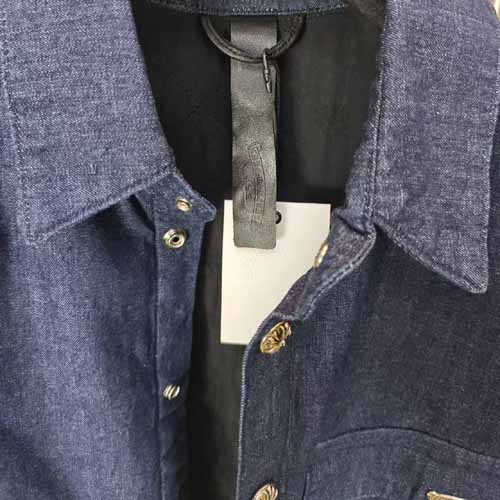 25FW 크롬하츠 로고 데님 셔츠 재킷 1224