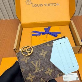 24FW 루이비통 카드지갑 로미 카드홀더 블루 올림프 1228
