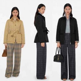 ☑️ 버버리 퀄팅 나일론 벨트 재킷 2종